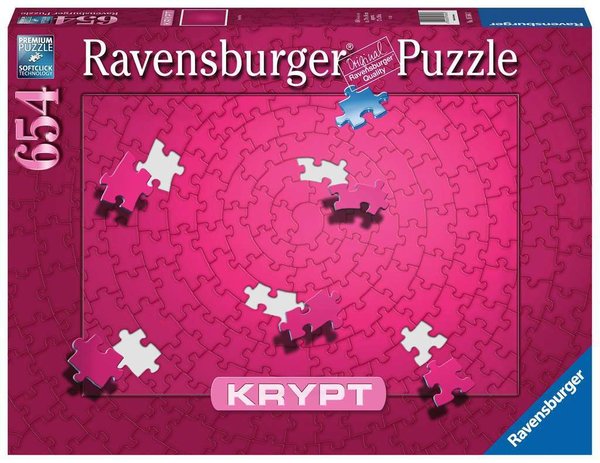 Ravensburger Puzzle 16564 - 654 Teile - Krypt - Pink