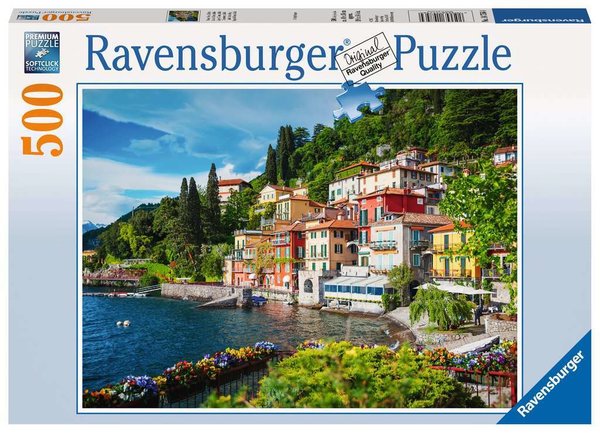 Ravensburger Puzzle 14756 - 500 Teile - Comer See, Italien