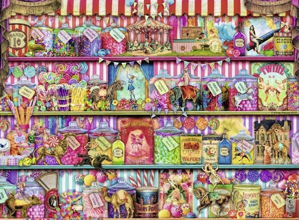 Ravensburger Puzzle 14653 - 500 Teile - Aimee Stewart - The Sweet Shop