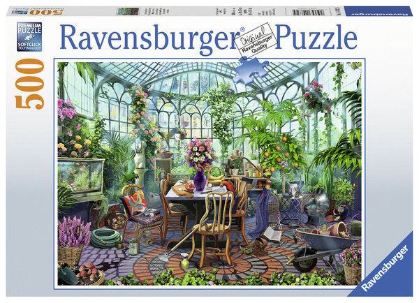 Ravensburger Puzzle 14832 - 500 Teile - Im Gewächshaus - Rarität