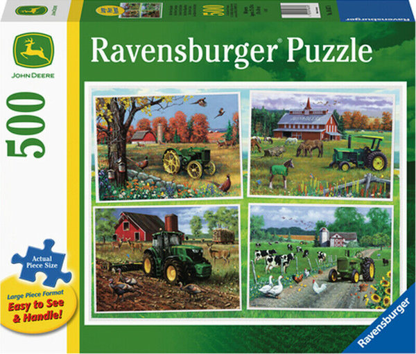 Ravensburger Puzzle 16837- 500 Teile - Large - John Deere Classic  - Rarität