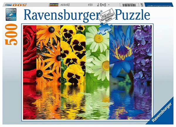 Ravensburger Puzzle 16446 - 500 Teile - Floral Reflections - Rarität