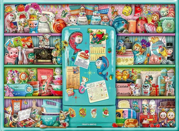Ravensburger Puzzle 16575 - 500 Teile - Aimee Stewart - Kitschy Kitchen - Rarität