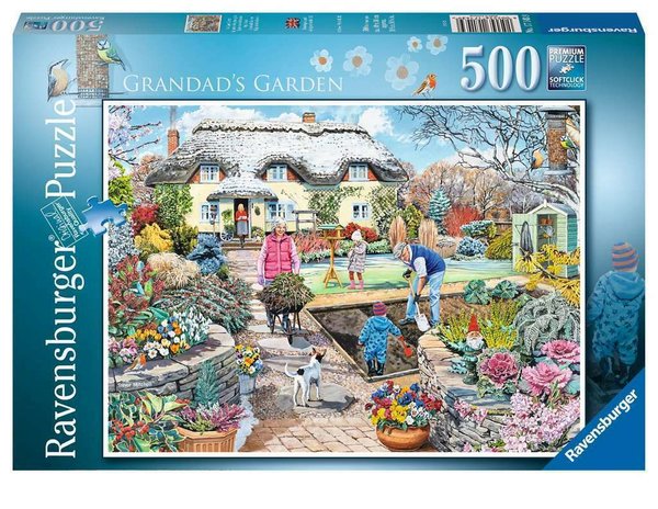 Ravensburger Puzzle 17143 - 500 Teile - Grandad's Garden - Rarität