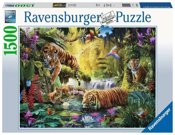 Ravensburger Puzzle 16005 - 1500 Teile - Idylle am Wasserloch