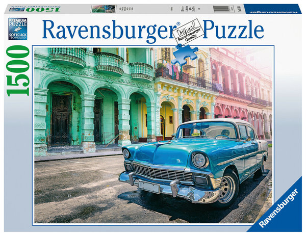 Ravensburger Puzzle 16710 - 1500 Teile - Cuba Cars