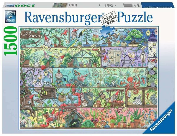 Ravensburger Puzzle 16712 - 1500 Teile - Zwerge im Regal