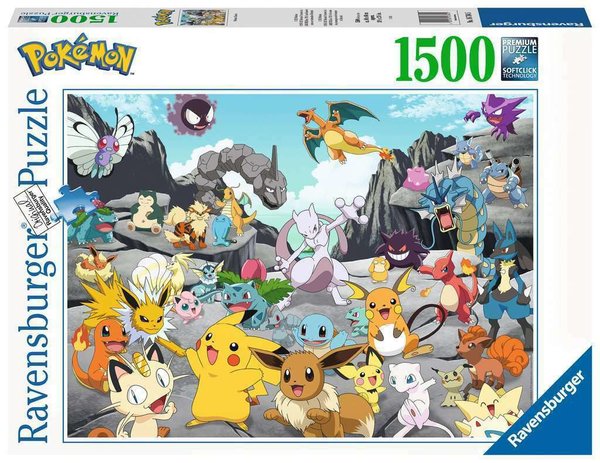 Ravensburger Puzzle 16784 - 1500 Teile - Pokémon Classics