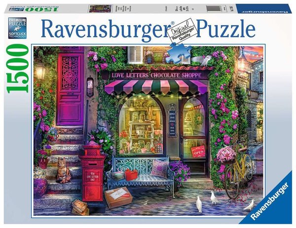 Ravensburger Puzzle 17136 - 1500 Teile - Liebesbriefe und Schokolade