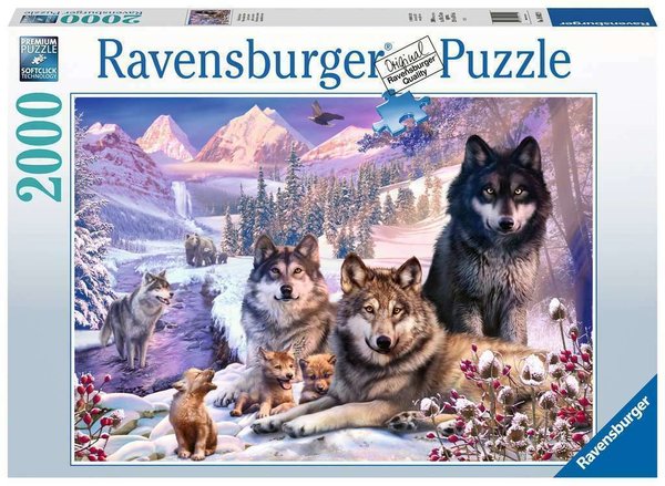 Ravensburger Puzzle 16012 - 2000 Teile - Wölfe im Schnee