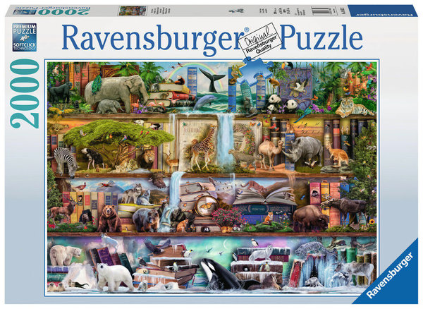 Ravensburger Puzzle 16652 - 2000 Teile - Aimee Stewart - Großartige Tierwelt