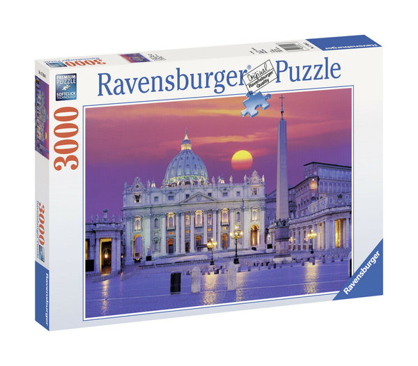 Ravensburger Puzzle 17034  - 3000 Teile - Rom, Peterskirche - Rarität