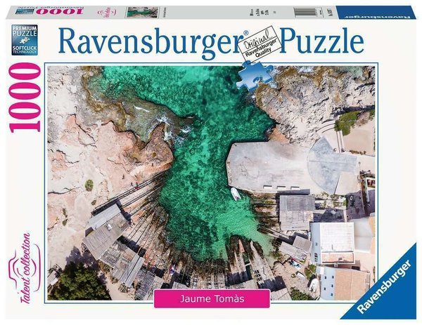 Ravensburger Puzzle 16397 - 1000 Teile - Talent collection - Jaume Tomàs - Caló de Sant Agusti, Form