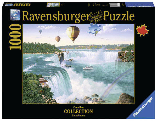 Ravensburger Puzzle 19871 - 1000 Teile - Canadian Collection - Niagara Falls - Rarität