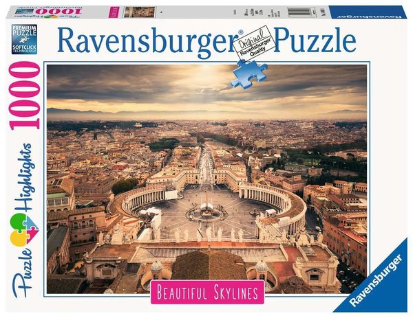 Ravensburger Puzzle 14082 - 1000 Teile - Beautyful Skylines - Rome