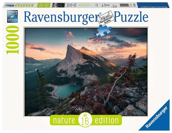 Ravensburger Puzzle 15011 - 1000 Teile - Nature Edition Nr.16 - Abends in den Rocky Mountains