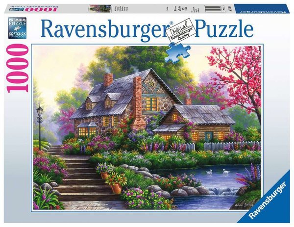 Ravensburger Puzzle 15184 - 1000 Teile - Romantisches Cottage