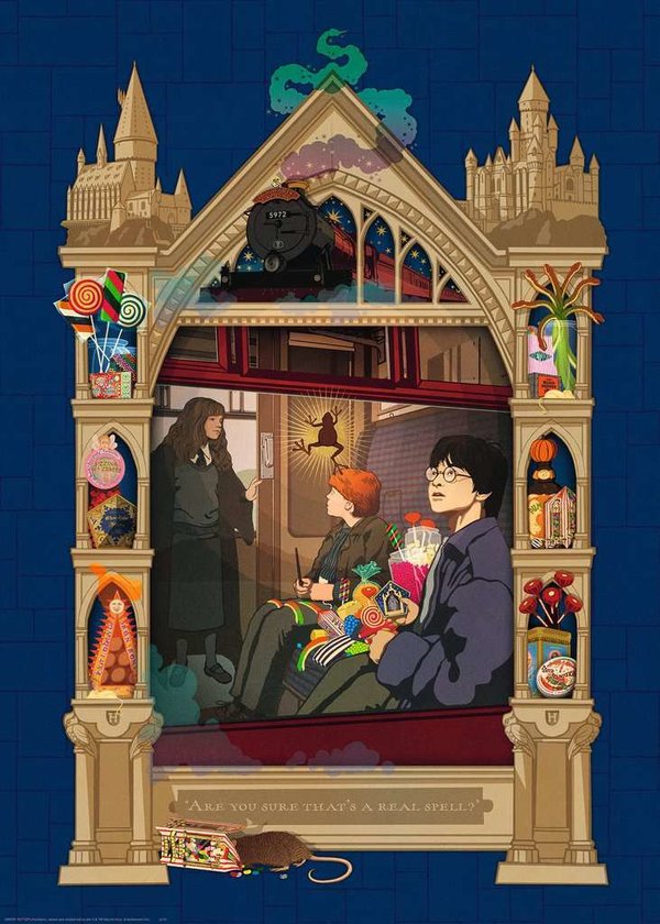 Ravensburger Puzzle 16515 - 1000 Teile - Harry Potter auf dem Weg nach Hogwarts