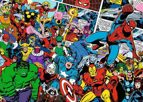 Ravensburger Puzzle 16562 - 1000 Teile - Challenge - Marvel - Avengers