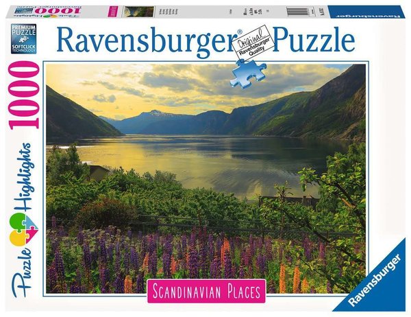 Ravensburger Puzzle 16743 - 1000 Teile - Scandinavian Places - Fjord in Norwegen