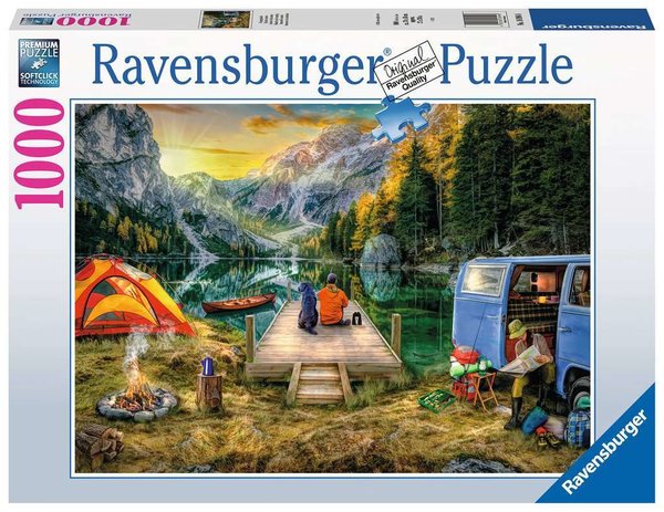 Ravensburger Puzzle 16994 - 1000 Teile - Campingurlaub