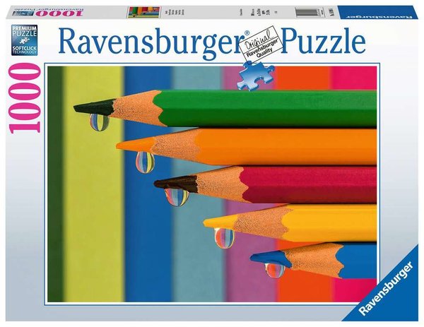 Ravensburger Puzzle 16998 - 1000 Teile - Buntstifte