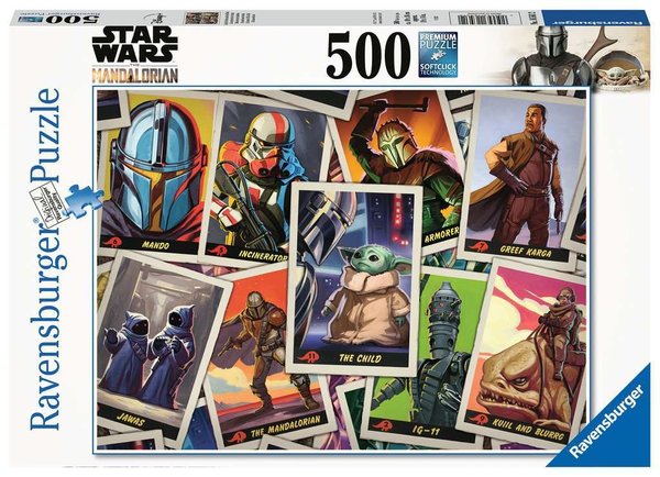 Ravensburger Puzzle 16561 - 500 Teile - Star Wars - The Mandalorian Baby Yoda