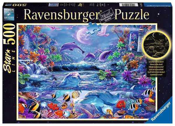 Ravensburger Puzzle 15047 - 500 Teile - Star Line - Im Zauber des Mondlichts