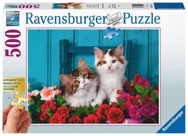 Ravensburger Puzzle 16993 - 500 Teile - Gold Edition - Katzenbabys