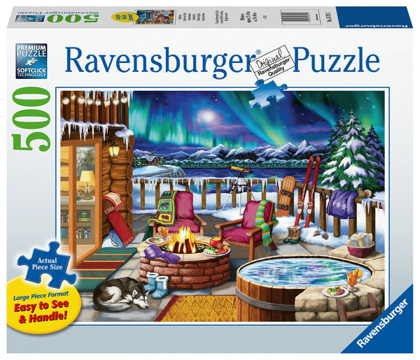 Ravensburger Puzzle 16791 - 500 Teile - Large - Northern Lights - Nordlichter - Rarität