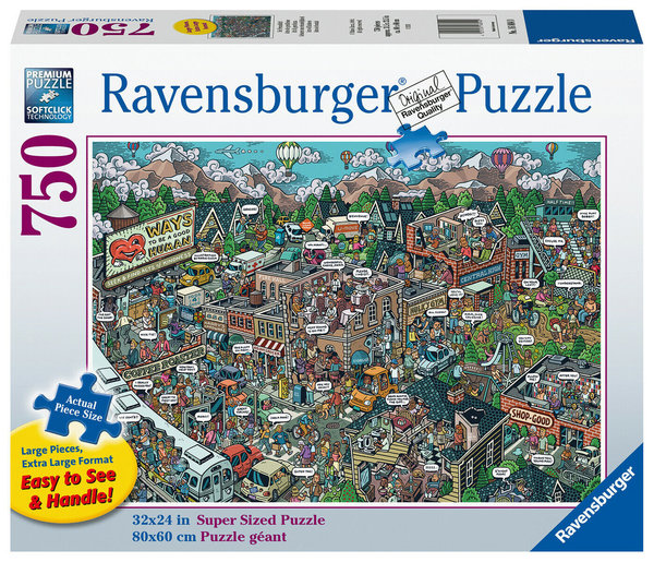 Ravensburger Puzzle 16804 - 750 Teile - Large - Acts of Kindness - Sei Freundlich!  - Rarität