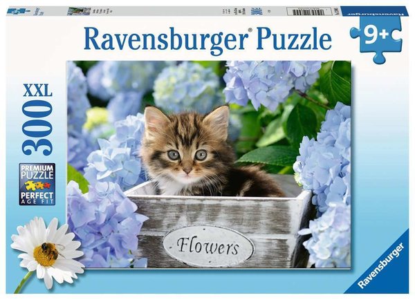 Ravensburger Puzzle 12894 - 300 Teile - Kleine Katze
