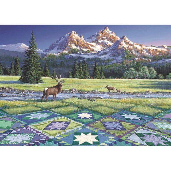 Ravensburger Puzzle 16788 - 300 Teile - Large - Mountain Quiltscape - Rarität