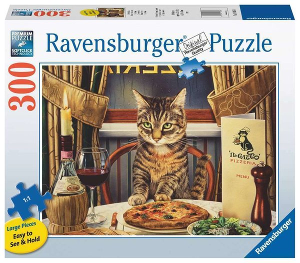Ravensburger Puzzle 16936 - 300 Teile - Large - Dinner for One  - Rarität