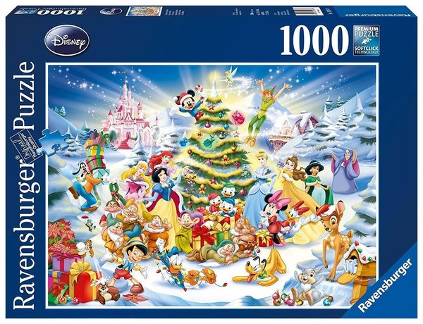 Ravensburger Christmas Puzzle 19287 - 1000 Teile - Disney's Weihnachten