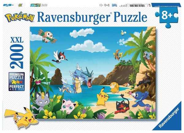 Ravensburger Puzzle 12840 - 200 Teile - Pokemon - Schnapp sie dir alle!