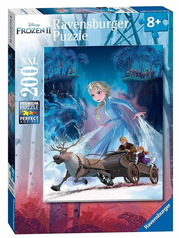 Ravensburger Puzzle 12865 - 200 Teile - Disney - Frozen II - Zauberhafter Wald - Rarität