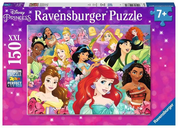 Ravensburger Puzzle 12873 - 150 Teile - Disney Prinzessinnen - Träume können wahr werden