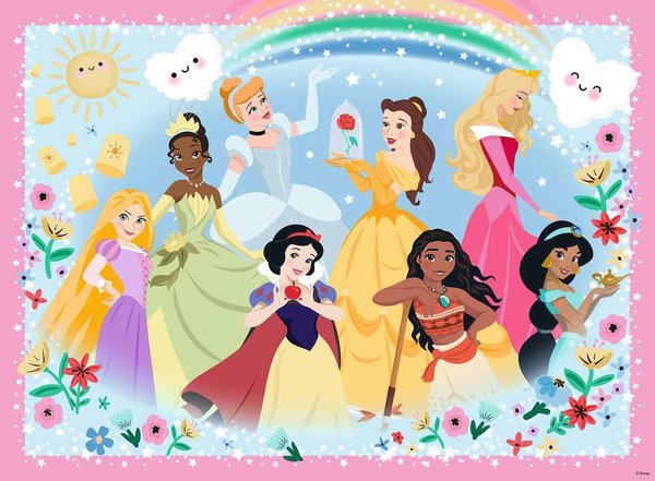 Ravensburger Puzzle 13326 - 100 Teile - Disney Prinzessin - Stark, schön und unglaublich mutig