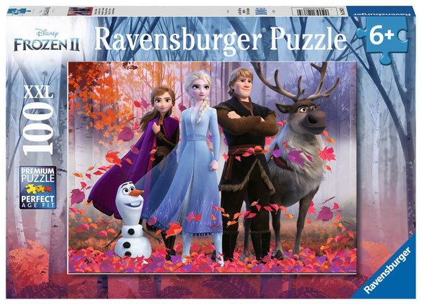 Ravensburger Puzzle 12867 - 100 Teile - Disney Frozen II - Magie des Waldes