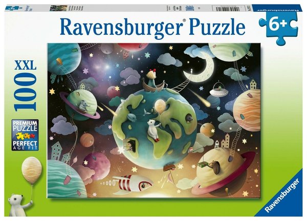 Ravensburger Puzzle 12971 - 100 Teile - Demelsa Haughton - Planet Playground / Fantastisch - Rarität