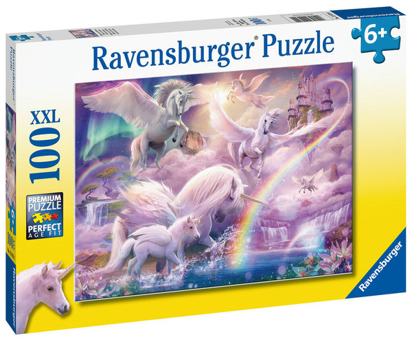Ravensburger Puzzle 12979 - 100 Teile - Pegasus Unicorns - Rarität