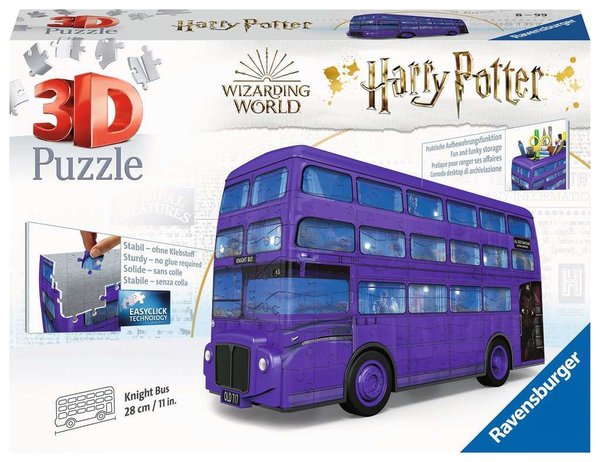 Ravensburger 3D - Puzzle 11158 - 216 Teile - Harry Potter - Knight Bus - Der Fahrende Ritter