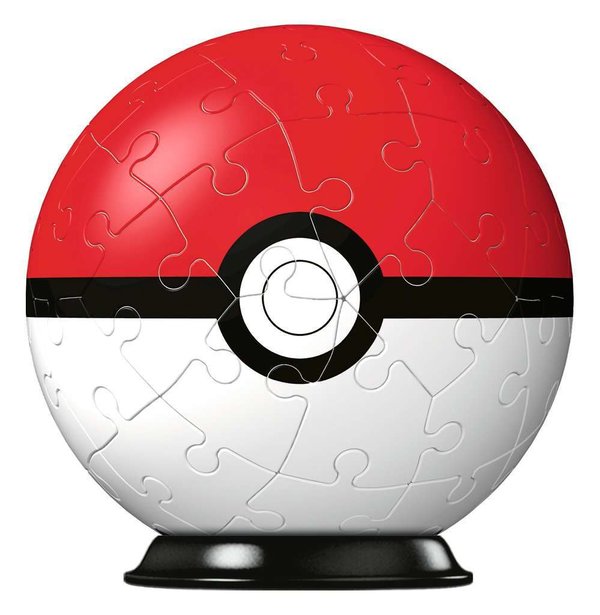 Ravensburger 3D - Puzzle - Ball - 11256 - 54 Teile - Pokémon - Pokéballs - Classic
