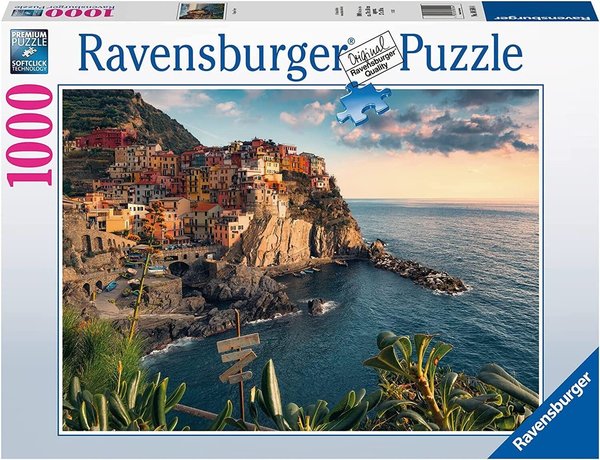 Ravensburger Puzzle 80504 - 1000 Teile - Cinque Terre - Rarität