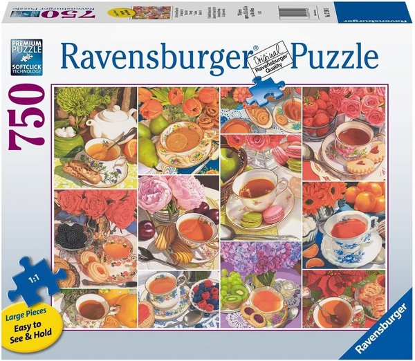 Ravensburger Puzzle 17190 - 750 Teile - Large - Teatime - Rarität