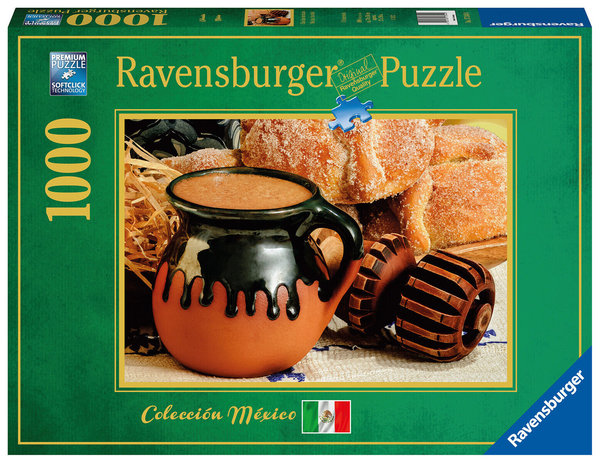 Ravensburger Puzzle 17344 - 1000 Teile - Collection México - Mexican Chocolate - Rarität