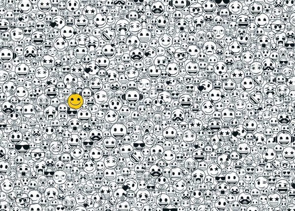Ravensburger Puzzle 17292 - 1000 Teile - Challenge - Emoji - Rarität