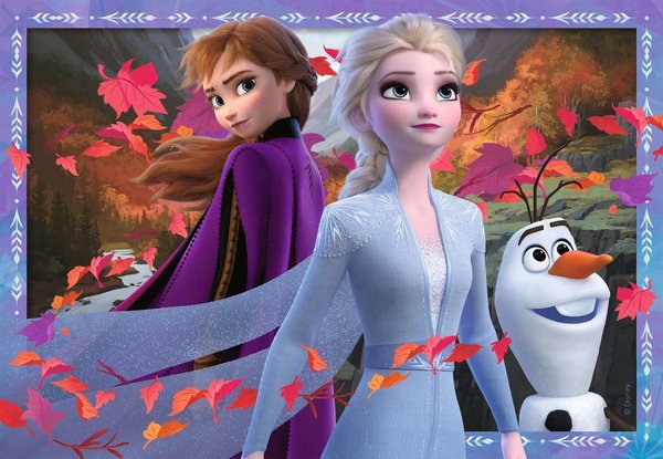 Ravensburger Puzzle 05010 - 2 x 24 Teile - Disney Frozen II - Frostige Abenteuer