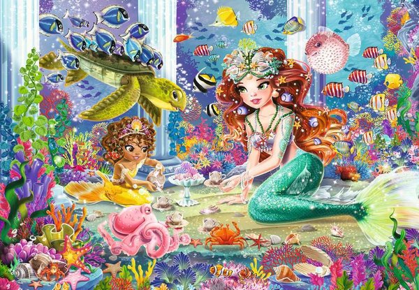 Ravensburger Puzzle 05147 - 2 x 24 Teile - Zauberhafte Meerjungfrauen
